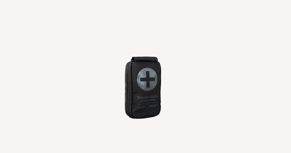 Trauma Pouch Black - belt mounted medical trauma bag | Sacci Pro ...